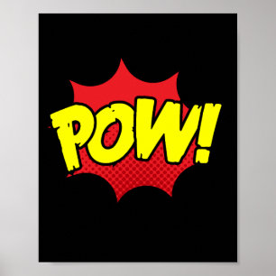 Poster Pow ! Impact comique sur les pop-arts