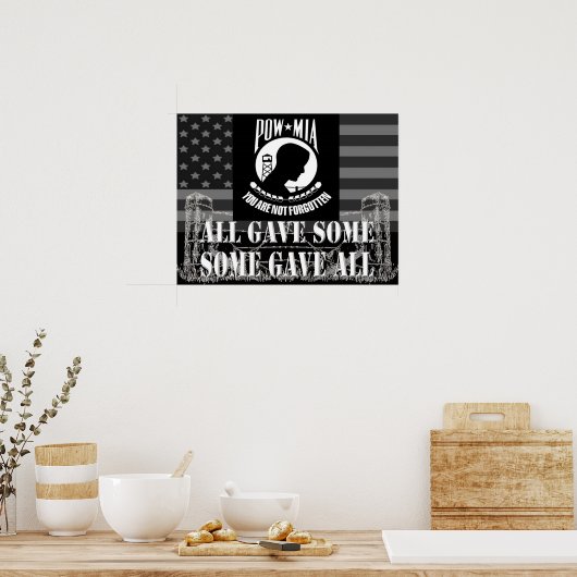 Poster POW/MIA (Cuisine)