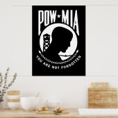 POSTER POW MIA (Cuisine)