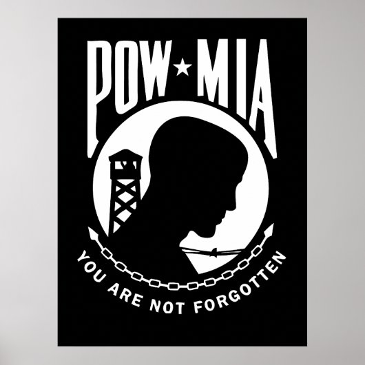 POSTER POW MIA (Devant)
