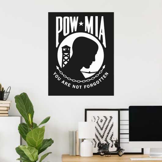 Poster POW MIA (Bureau à domicile)