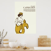 Poster "Power Capricorn" Cute & Cool Zodiac Art (Cuisine)
