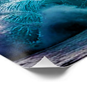 Poster Power Inspirational Word Ocean Wave Photographie (Coin)