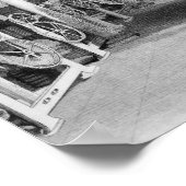 Poster Power Loom Weaving, gravé par J. Tingle, 1835 (Coin)