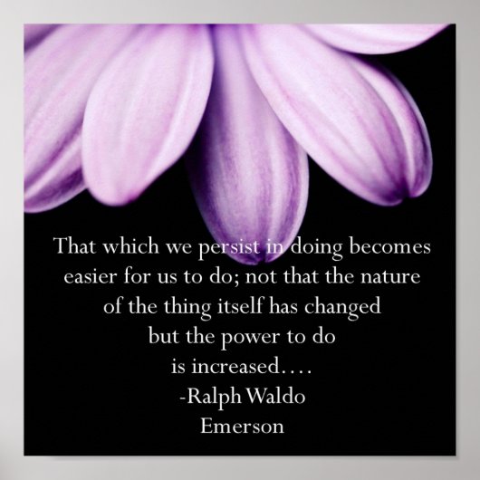 Poster Power Of Persistance (Devant)