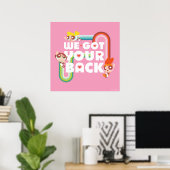 Poster Powerpuff Girls : Nous Avons Ton Dos (Bureau à domicile)