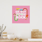 Poster Powerpuff Girls : Nous Avons Ton Dos (Cuisine)
