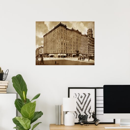 Poster Powers Hotel 1906 (Bureau à domicile)