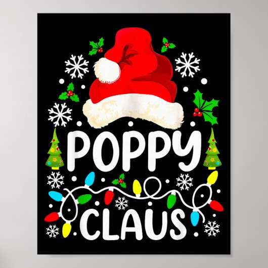 Poster Ppy Claus Funny Christmas Family Matching (Devant)