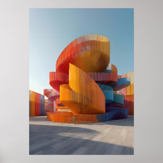 Poster PR-O04. Ribbon Mirage Pavilion (Devant)