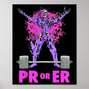 Poster Pr Ou Er Poids Bodybuilding Fitness Gym Wo