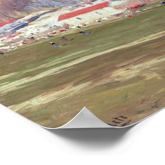 Poster Pradera de San Isidro et Palacio Real (Coin)