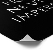 Poster Praesis ut prosis ne ut impéres (Coin)