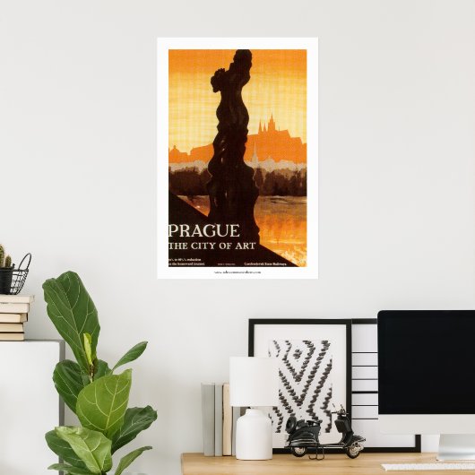 Poster Prague - La Cité des Arts (Bureau à domicile)
