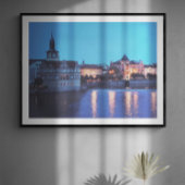 Poster Prague Night Fine Art Photographie Imprimer