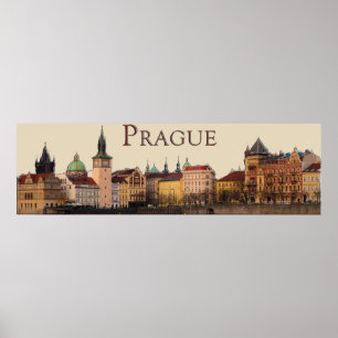 Poster Prague : Skyline de la vieille ville