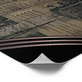 Poster PRAGUE - Vltava (Coin)