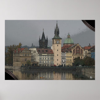Poster PRAGUE - Vltava