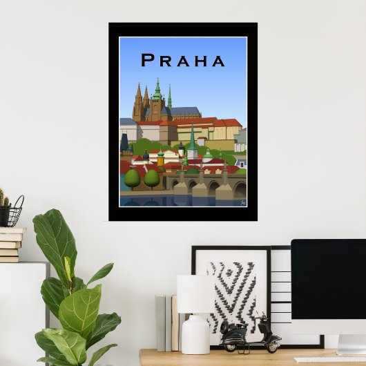 Poster Praha (Bureau à domicile)