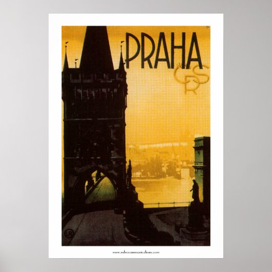 Poster Praha (Voorkant)