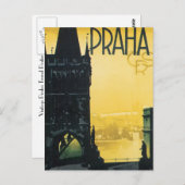 Poster Praha Briefkaart (Voorkant / Achterkant)