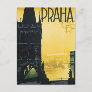  Poster Praha Briefkaart