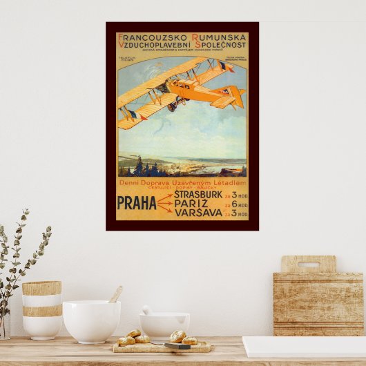 Poster Praha ~ Franco Roumanie (Cuisine)