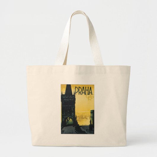 Poster Praha Grote Tote Bag (Voorkant)