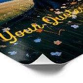 Poster Prairie de bouleau de l'heure dorée (Coin)