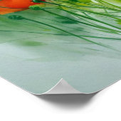 Poster Prairie de coquelicots, aquarelle - (Coin)