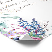 Poster Prairie de fleurs sauvages (Coin)