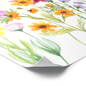 Poster Prairie de Fleurs Sauvages L'amour est en fleurs B (Coin)