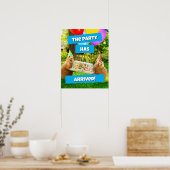 Poster Prairie Dog Birthday Party (Cuisine)