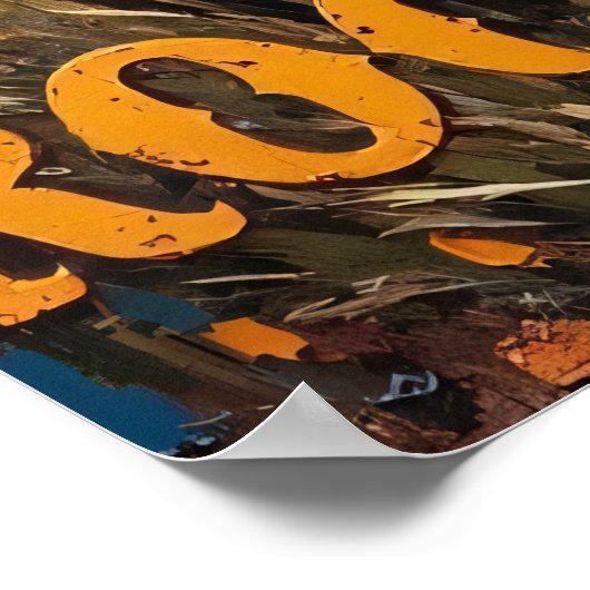 Poster Prairie Shred : Roue de feu (Coin)