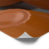 Poster Pralines de chocolat noir, blanc et lait (Coin)