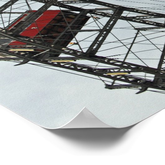 Poster Prater Ferris wheel, Vienne, Autriche (Coin)