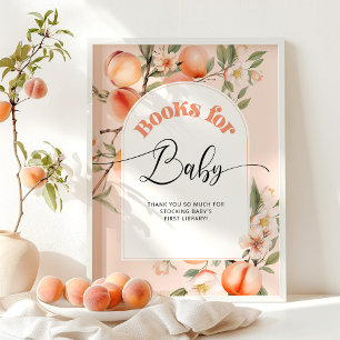 Poster Pratiquez des livres pour bébé. Livres de fruits p
