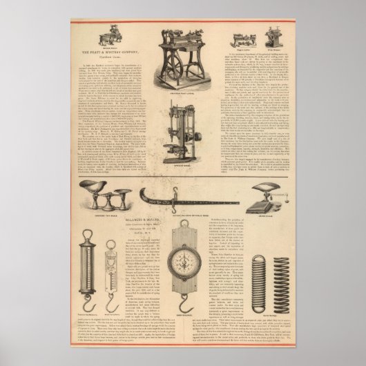 Poster Pratt and Whitney Company (Devant)