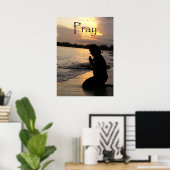 poster "Pray" (Thuiskantoor)