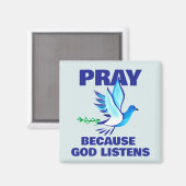 Poster PRAY Magneet (Voorkant / Achterkant)