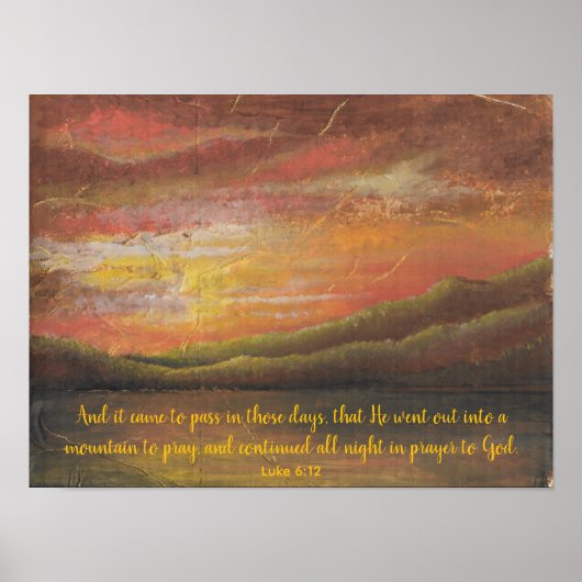 Poster Prayer in the Mountains (Devant)