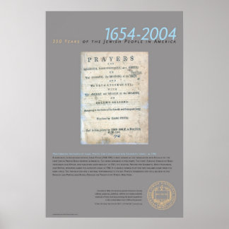 Poster Prayerbook Préparé Par Isaac Pinto