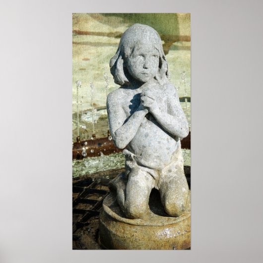 Poster Prayers Fountain Detail Kansas City Plaza (Devant)