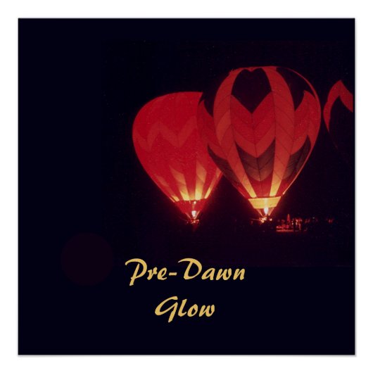 Poster - Pre Dawn Glow Perfect Poster (Voorkant)