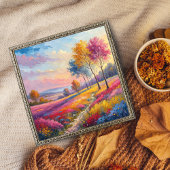 Poster "pré de printemps dynamique"