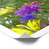 Poster Pré des Fleurs sauvages (Coin)