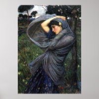 Poster Pré-Raphaelite De Boreas Par John W. Waterh