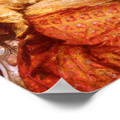 Poster Pré-Raphaélite "Le miroir" par Sir Frank Dicksee (Coin)