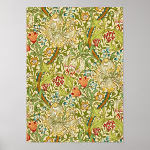 Poster Pré-raphate de William Morris Golden Lily Vintage
