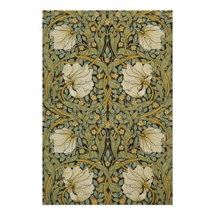 Poster Pré-raphate de William Morris Pimpernel Vintage